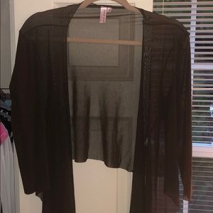 Sheer brown top